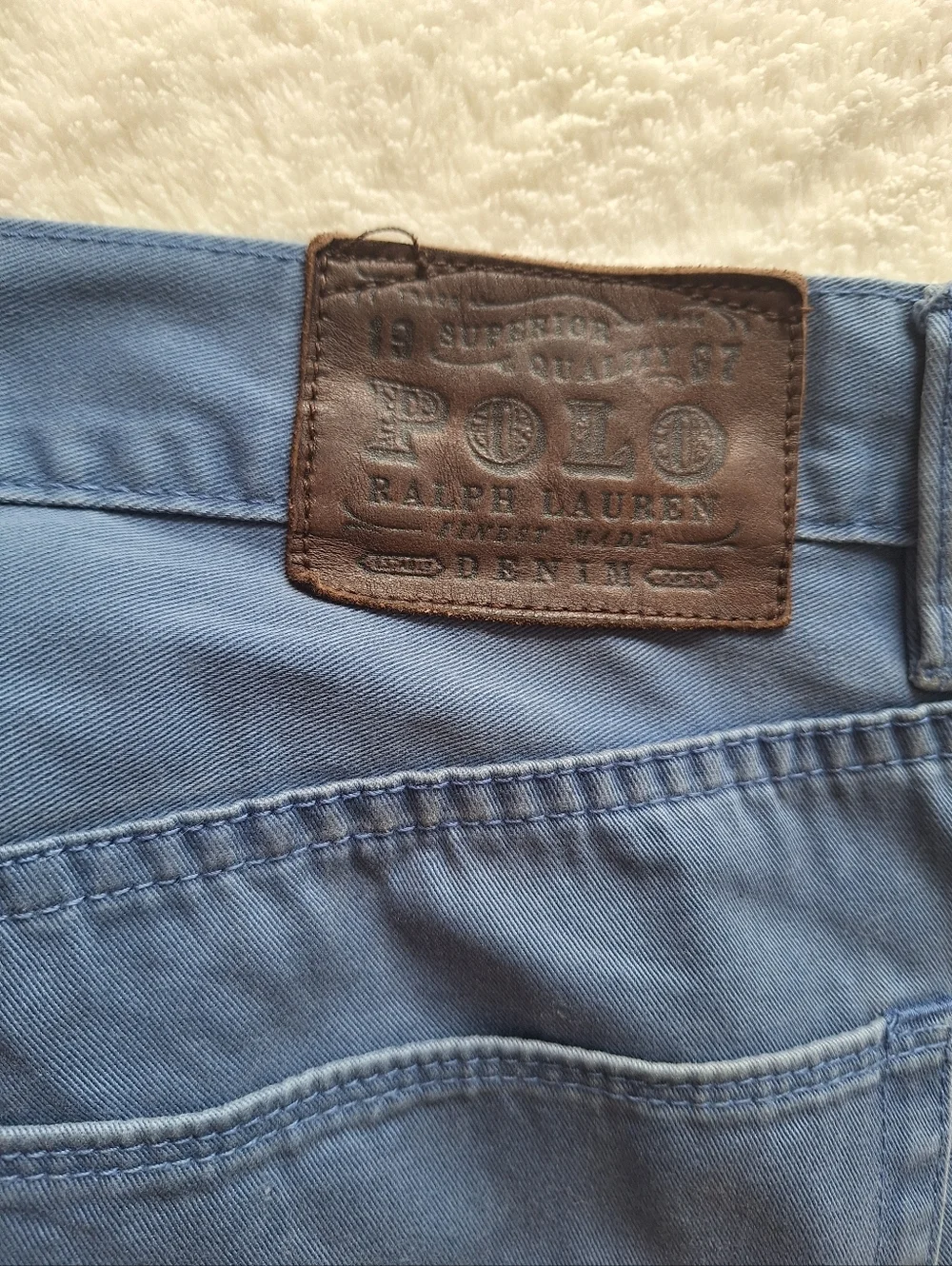 Polo Ralph Lauren Men’s Chino Pants Sun-Faded Blue Size 36x32 (True to Size)
